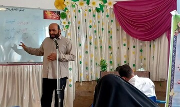 تصاویری از هم‌افزایی فرهنگی در مدرسه علمیه خواهران برازجان