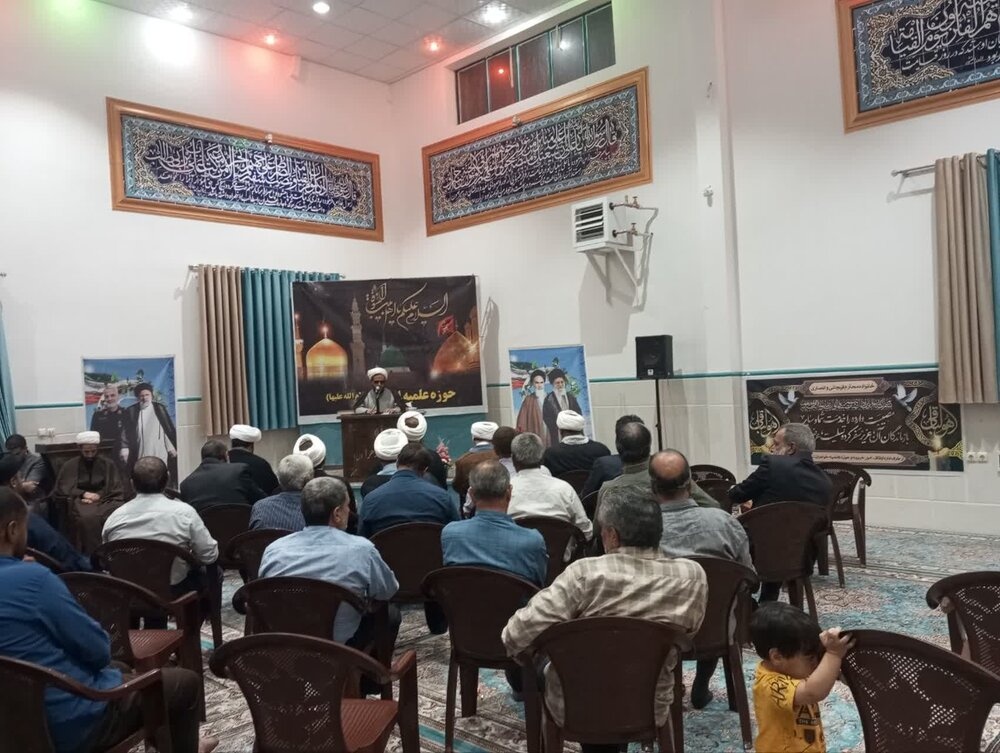 برگزاری مراسم وفات حضرت معصومه (س) در مدرسه علمیه الزهرا (س) شهر بابک