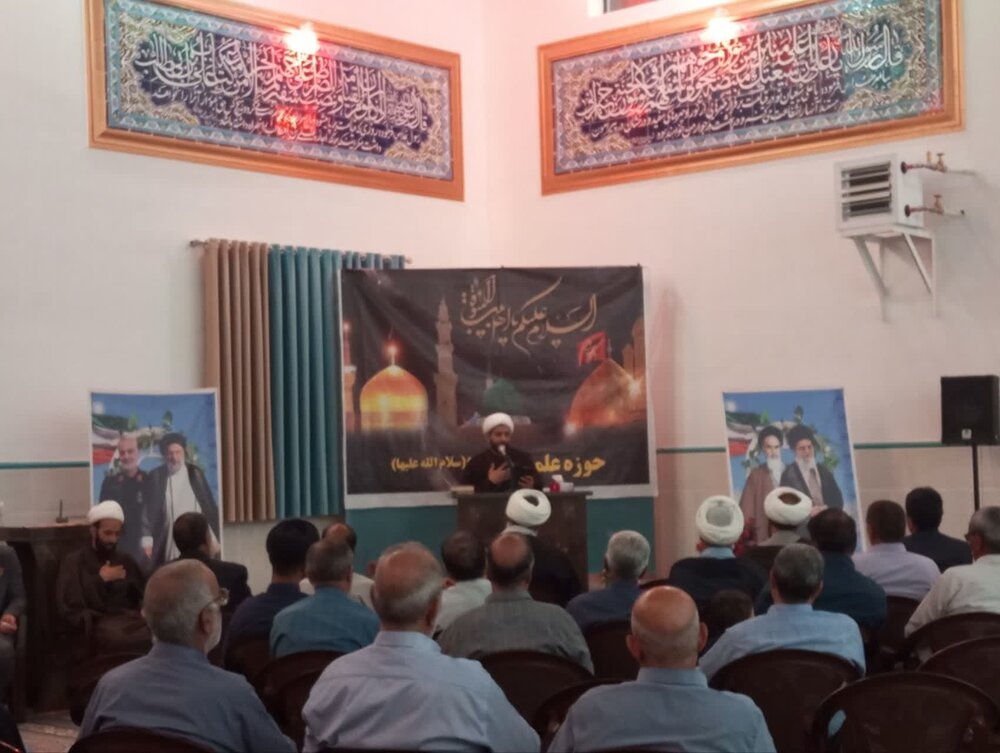 برگزاری مراسم وفات حضرت معصومه (س) در مدرسه علمیه الزهرا (س) شهر بابک 