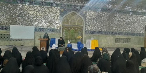 فعالیت فرهنگی دختران جوان طلبه در محفل مشکات  