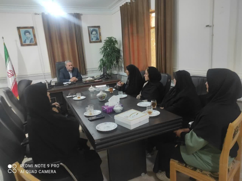 جلسه هماهنگی گرامیداشت هفته فرهنگی در بخش نوبران و غرق آباد