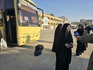 حوزه/ طلایه‌داران نور بدرقه شدند؛ طلاب سیکل حوزه‌های علمیه خواهران یزد عازم مناطق عملیاتی دفاع مقدس