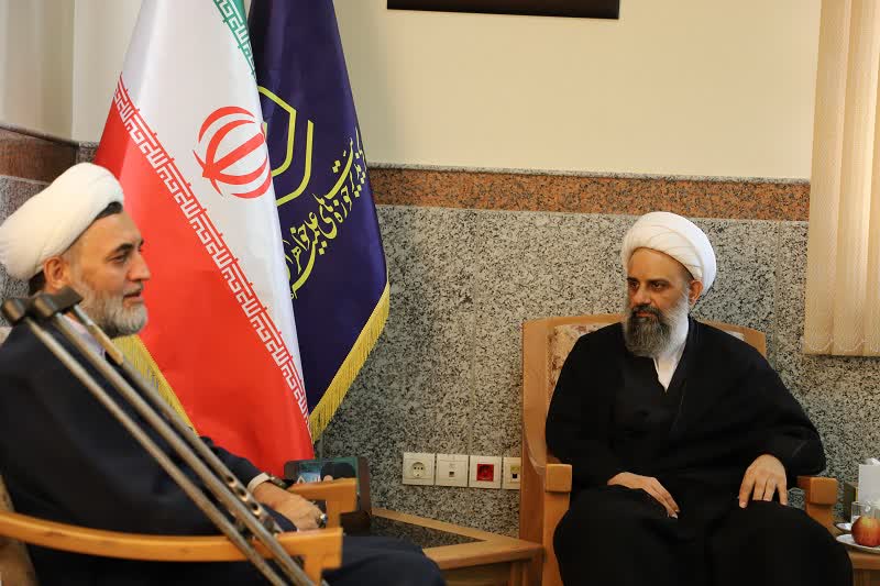 دیدار معاون فرهنگی سازمان عقیدتی سیاسی فراجا با مدیر حوزه های علمیه خواهران