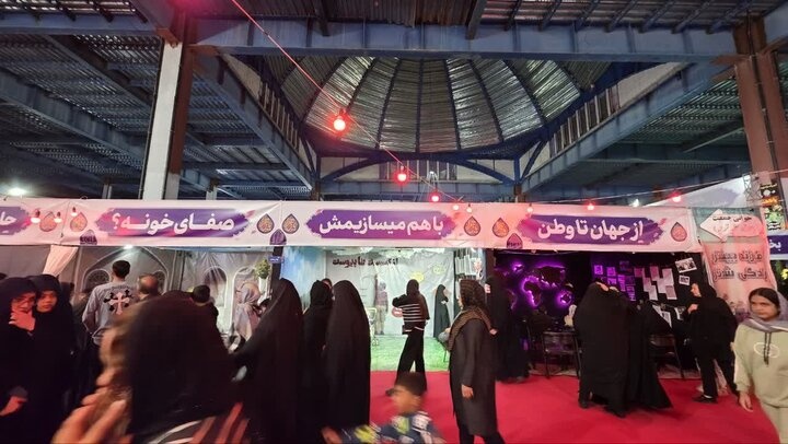 فعالیت مدرسه علمیه نرجسیه سیرجان در سوگواره کوچه های بنی هاشم