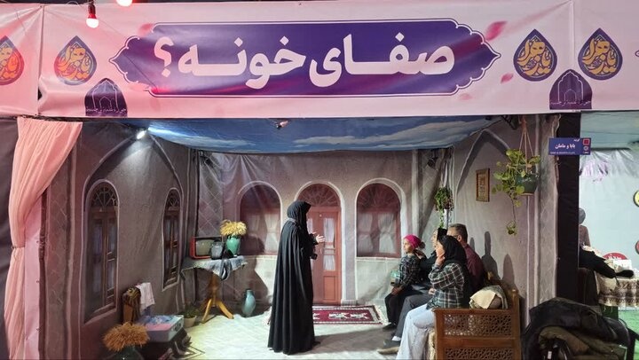 فعالیت مدرسه علمیه نرجسیه سیرجان در سوگواره کوچه های بنی هاشم