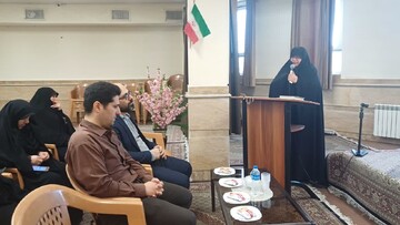 آقای رمضانی مدیرکل منابع انسانی مرکز مدیریت حوزه‌های علمیه خواهران همدان