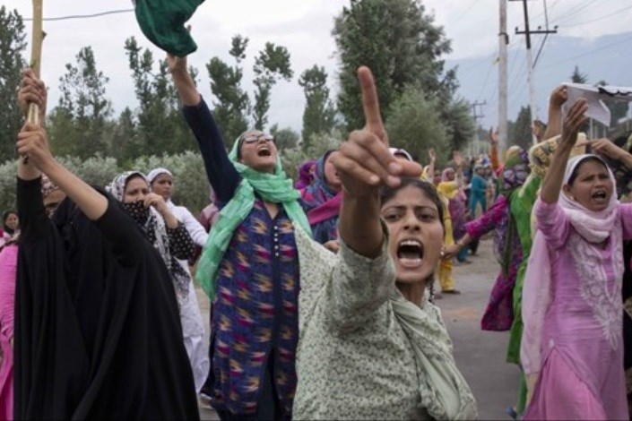 حصر زنان و کودکان مسلمان ساکن کشمیر باید به اتمام برسد
